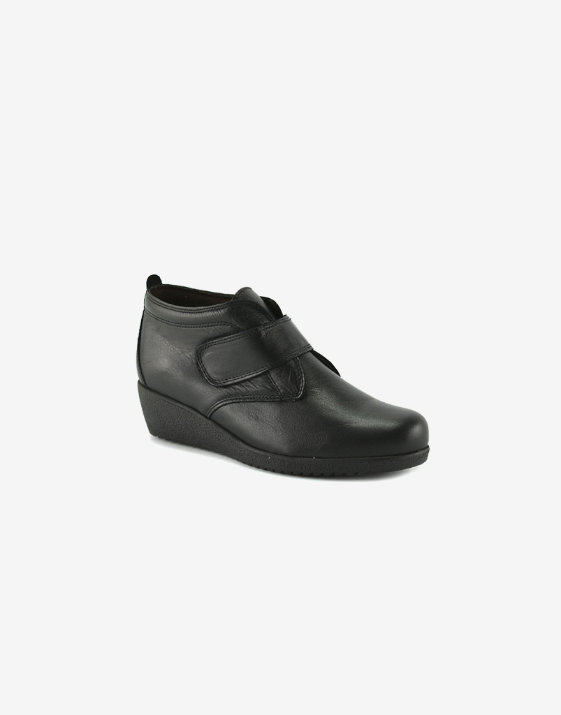 Botines Mujer Piel Cuña de Tupié