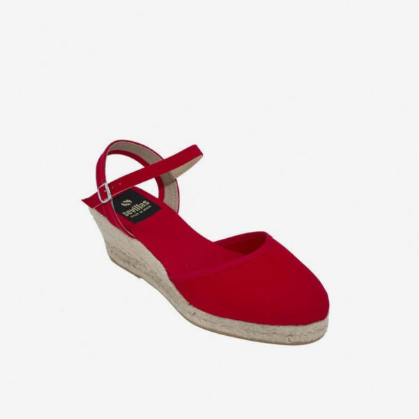 SANDALIA YUTE ROJO