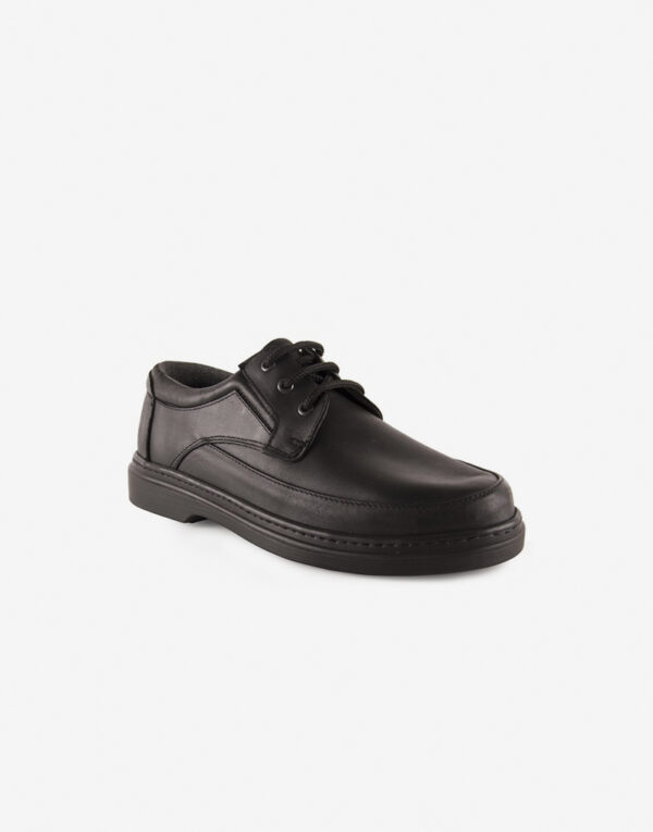 Zapato Caballero Negro Piel