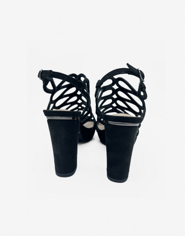Sandalia Fiesta Plataforma Negro