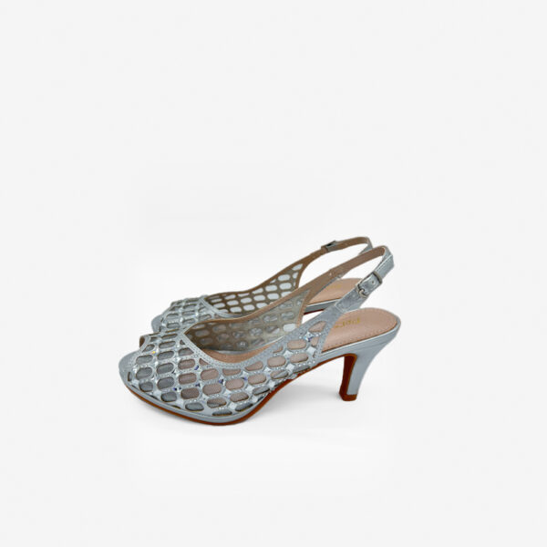 Zapato Fiesta Destalonado Plata