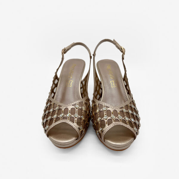 Zapato Fiesta Destalonado Taupe