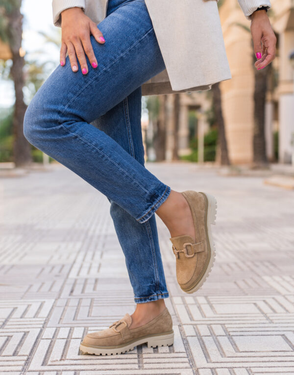 Mocasin Ante Beige