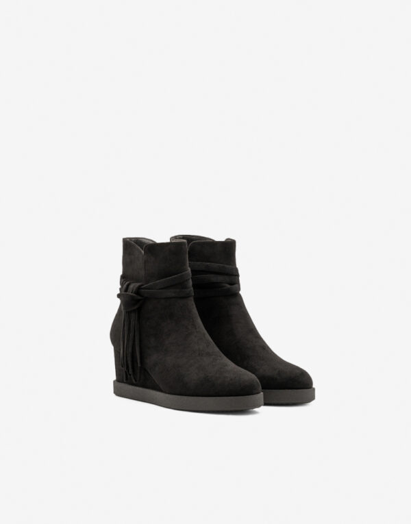 Botin con Cuña Negro